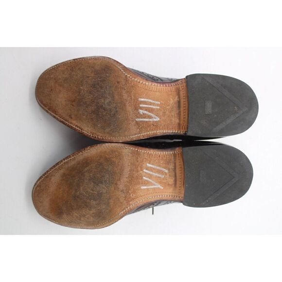 Allen Edmonds  "MCALLISTER" Men's Wingtip Oxfords Size 8  Brown - Picture 11 of 11